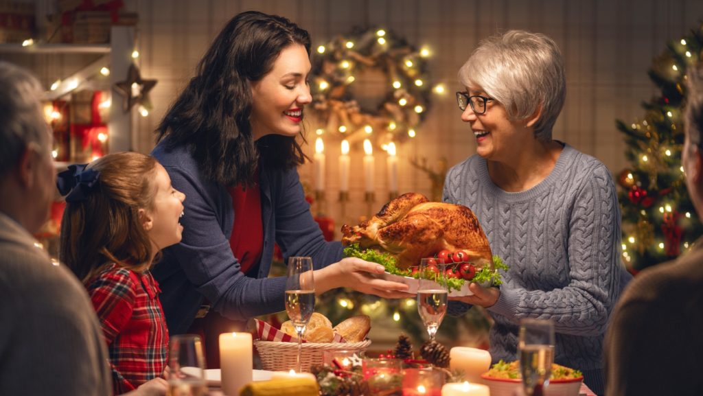 Disfrutar y comer durante las fiestas 